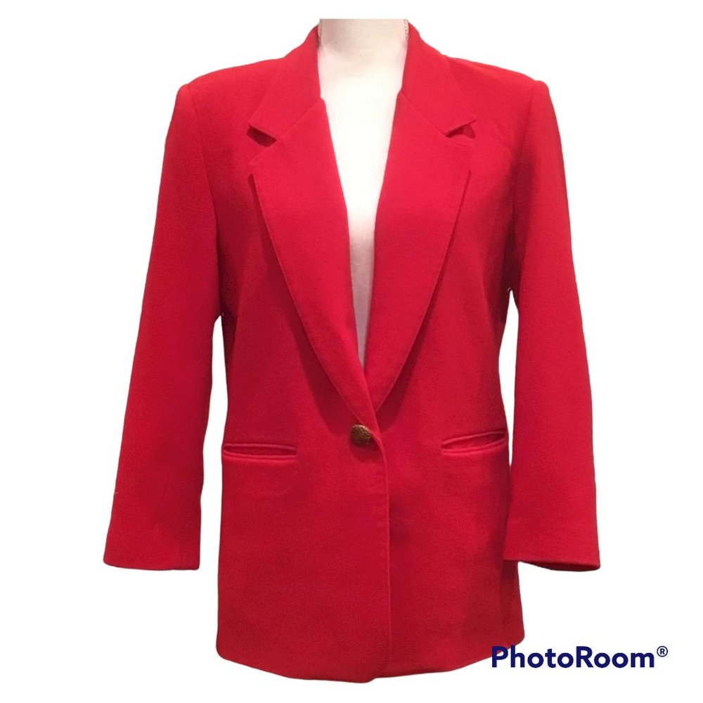 Vintage Alfred Dunner Petite Wool Blazer
